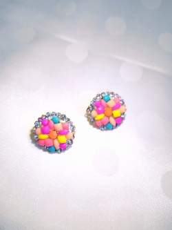 Colored earring