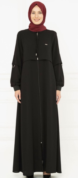  Casual Women abaya  with elastic sleeaves